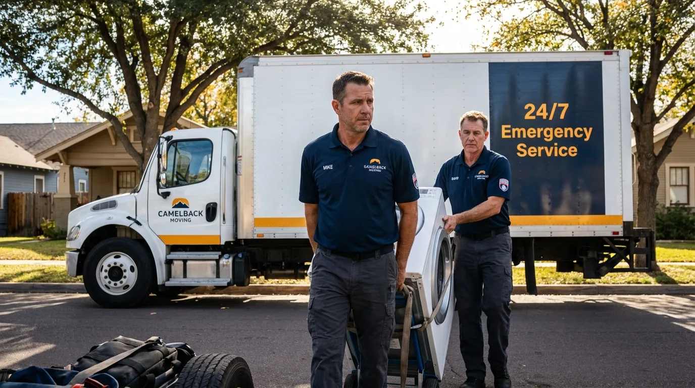 CamelBack Moving crew loading furniture in Shelter Island, NY