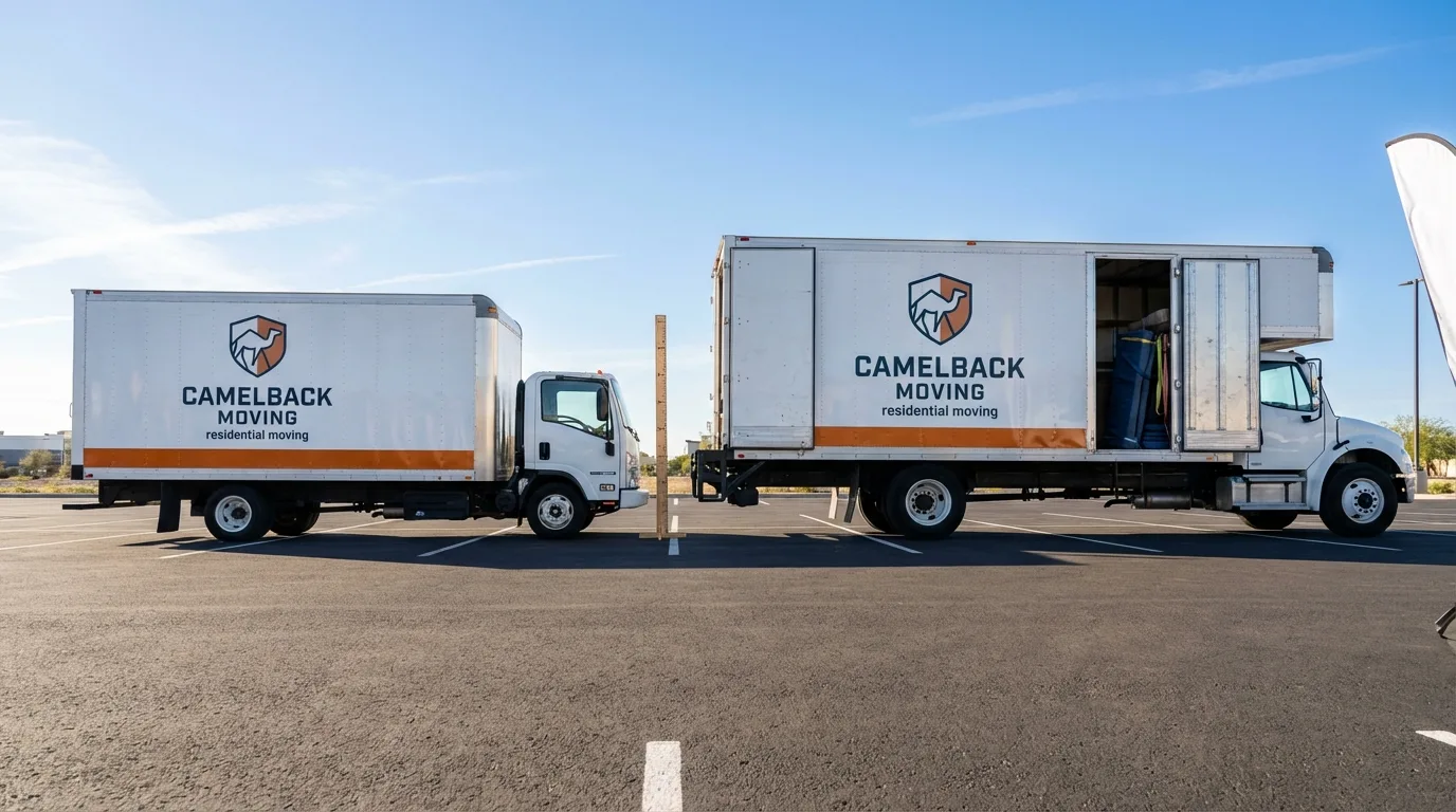 Moving truck size capacity guide in Shelter Island